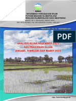 Buletin Hujan Bulanan BMKG Edisi Desember 2021