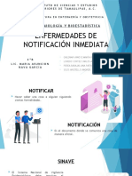 Enfermedades de Notificación Inmediata