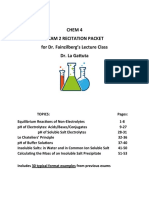 Dr. F Exam 2 Recitation Notes