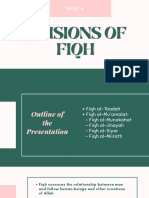 Divisions of Fiqh