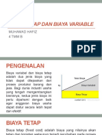 Biaya Tetap Dan Biaya Variable