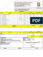 Fire Protection System Quotation for Sriram Foams