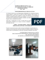 Informe de Gestión - Representación Estudiantil Cua Derecho - 2017 - 2018
