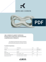 Kimya Abs Carbon: Abs Carbon Filament Improves Interlayer Adhesion and Increases Compression Strength