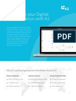 Accelerate Your Digital Transformation With K2: Why Do Leading Organizations Worldwide Choose K2?