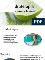 Hidroterapia Baño Corporal Botanico
