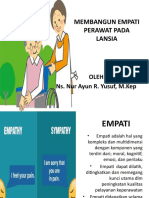 Membangun Empati Perawat Pada Lansia