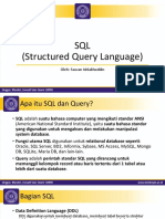 Pertemuan 10 - SQL (Structured Query Language)