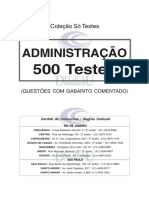 500 Testes de Administração