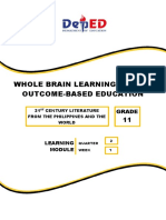 Whole Brain Learning System Outcome-Based Education: Grade