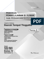 PG Kelas IV - Tema 8 - Daerah Tempat Tinggalku (Perangkat)