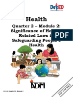 Health10 Q2 Mod2 SignificanceOfHealth-RelatedLawsinSafeguardingPeoplesHealth Vers2 Final