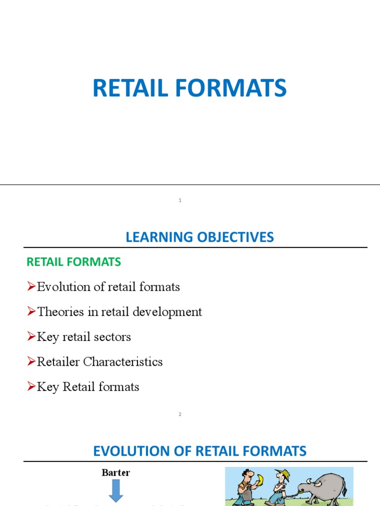 Evolution of Retail Formats Explained | PDF | Retail | Supermarket