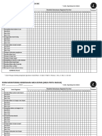 Form Monitoring Kebersihan