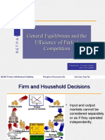 General Equilibrium and The Efficiency of Perfect Competition