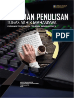 Buku Pedoman Penulisan Tugas Akhir - 1 Oktober 2020 Edit