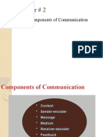 Chapter 2 Components of Comm. 