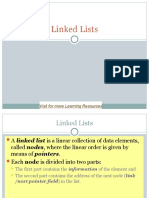 Linked Lists: Visit For More Learning Resources