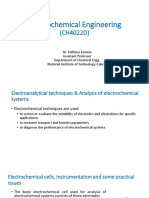 Electrochemical Engineering Techniques and Analysis (CH4022D