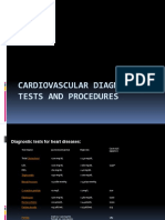 Cardiovascular Diagnostic Tests & Procedures.