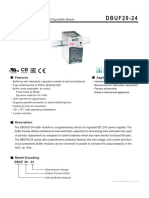 D 0 - 2 4 Buf2: 24V/20A DIN Rail Type Buffer Module