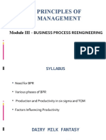 Principles of Management: Business Process Reengineering