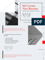 SG Cowen-New Recruits: Human Resource Management-Term 03