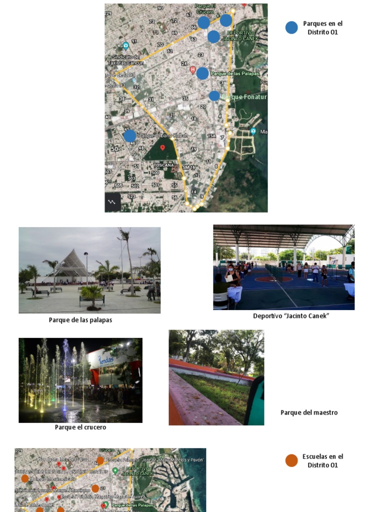Parques y Escuelas en Distrito 01 | PDF