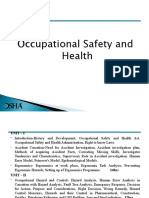 Occupational Safety and Health