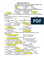 Practice Test 10: Understanding Non-Verbal Communication Across Cultures