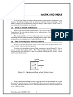 Work and Heat: 2.1 Work As Defined in Mechanics