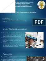 Master Degree and Career Opportunities in Accounting