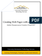 Dreamweaver CC 2017 Creating Web Pages With A Template
