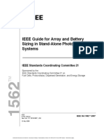 IEEE Guide For Array and BatterySizing in Stand-Alone Photovoltaic (PV) Systems