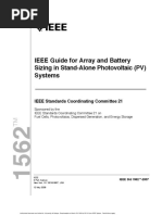 IEEE Guide For Array and BatterySizing in Stand-Alone Photovoltaic (PV) Systems