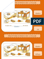 Actividad Preposiciones de Lugar