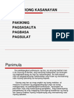 Apat Na Makrong Kasanayan Report