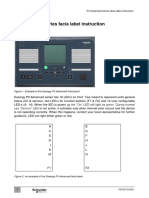 P3 Advanced Series Facia Label Instruction 1 Overview: Technical Note