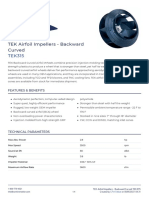 TEK Airfoil Impellers - Backward Curved: Features & Benefits