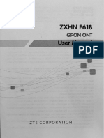 Zte Zxhn f618 User Manual