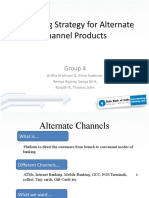 Marketing Strategy For Alternate Channel Products: Group 4