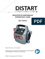 Notice Utilisation Booster de Demarrage Sodistart Power Max 12000