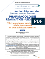 I-6-66-Thérapeutiques Antalgiques , Médicamenteuses Et Non Médicamenteuses