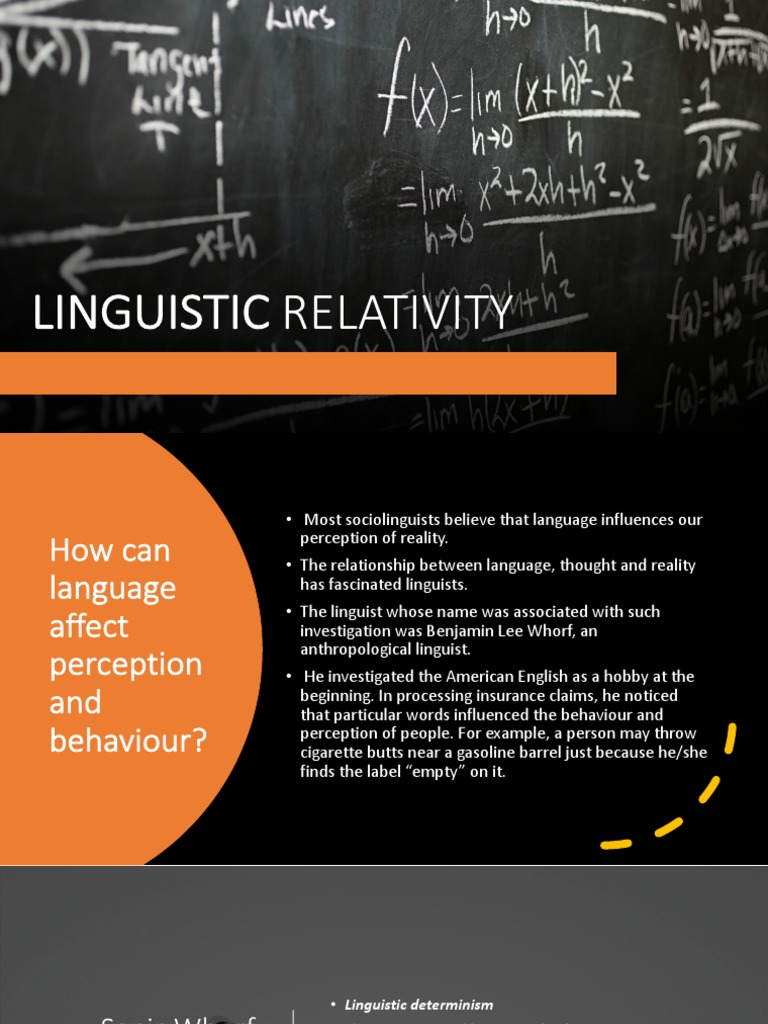 research on linguistic relativity