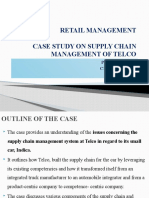 Retail Management Case Study On Supply Chain Management of Telco