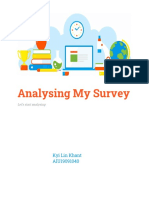 Analysing My Survey: Kyi Lin Khant AIU19091040