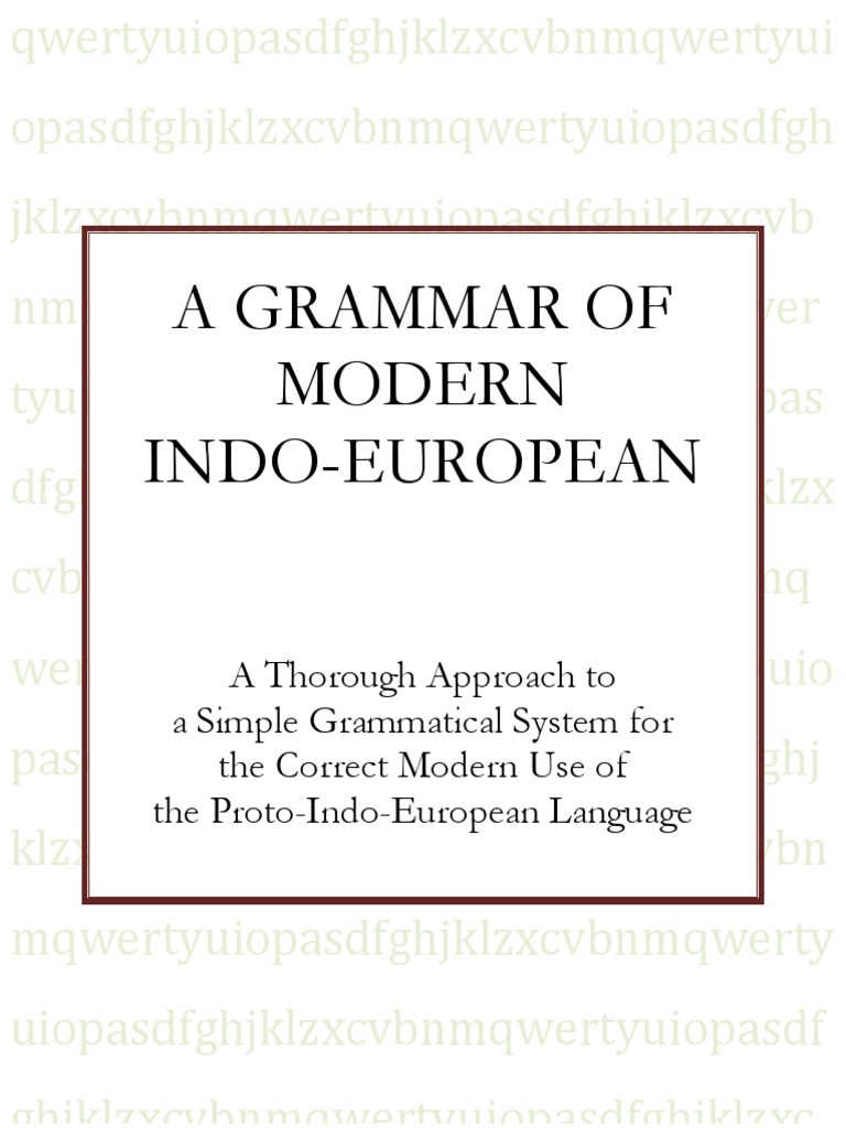 GRAmm Indo European Grammar PDF Communication Cognition foto