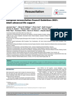 Resuscitation: European Resuscitation Council Guidelines 2021: Adult Advanced Life Support