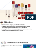 Common Used Blood Collection Additives
