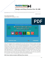 MCQ in Machine Design and Shop Practice Part 18 ME Board Exam